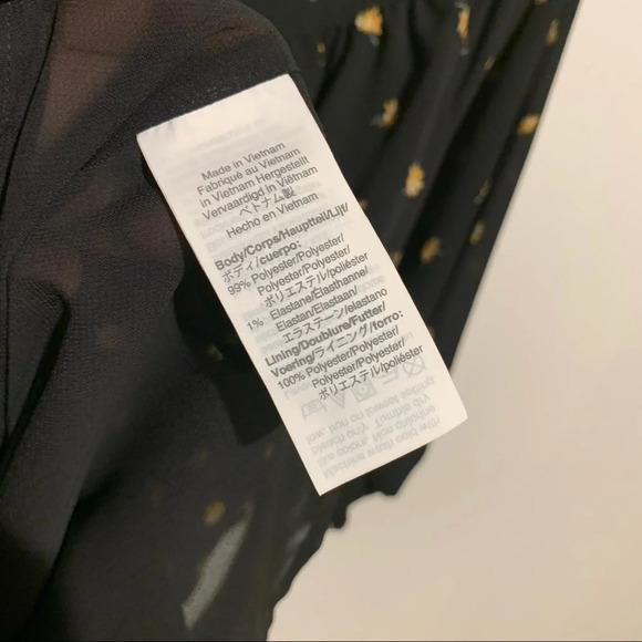 Madewell Tie-Waist Mini Dress in French Daisies size XS - Picture 7 of 7